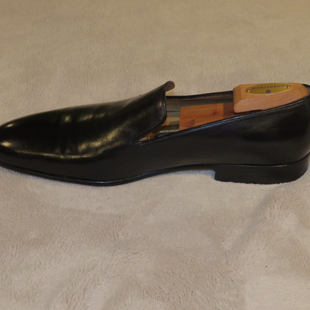 Berluti Atelier Sur Mesure Bespoke Black Leather Venetian Loafers US 11 UK 10 - Picture 3 of 10